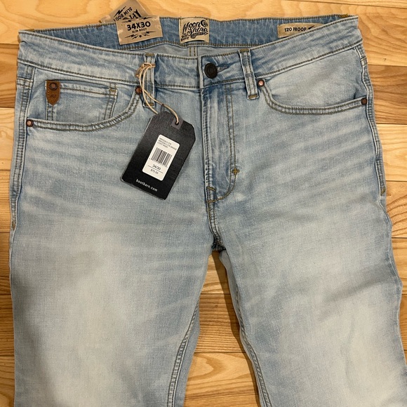 Men's Light Blue Bootcut Jeans Moon Shine Spirit From Boot Barn - Picture 3 of 12